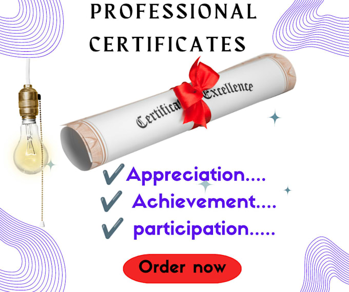 Personalized Certificate Templates