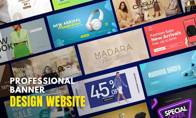 Create a design professional banner for your website by Abdellahbengrin ...