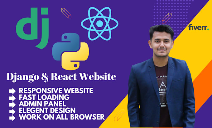 Build django and react custom website by Saad_nasim | Fiverr