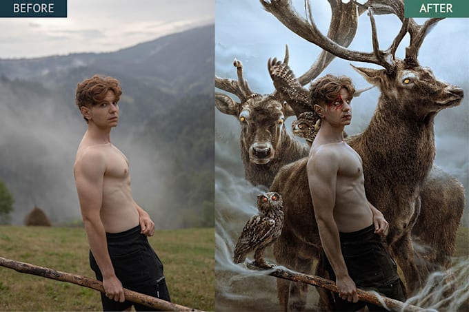 do realistic photo manipulation adobe photoshop editing