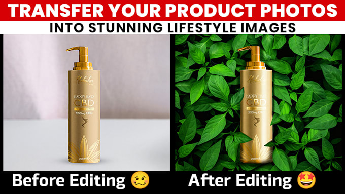 do amazon product photo editing and lifestyle background