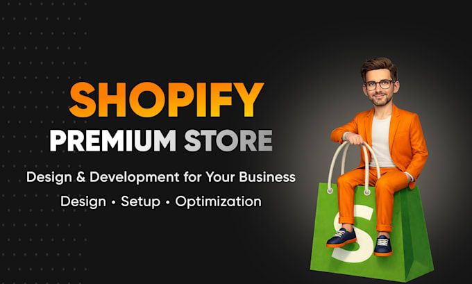 build shopify store or shopify website dropshipping design