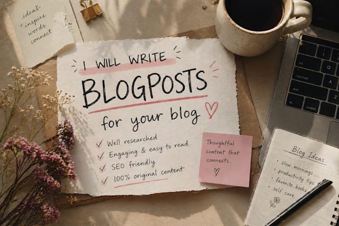 write blogposts for your blog