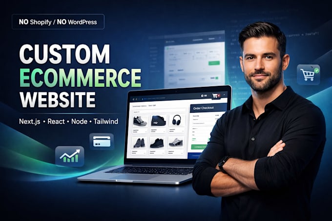 deliver full ecommerce solution with payment, cart, dashboard, SEO