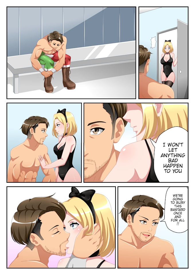 draw professional comic, manga pages or illustration for you