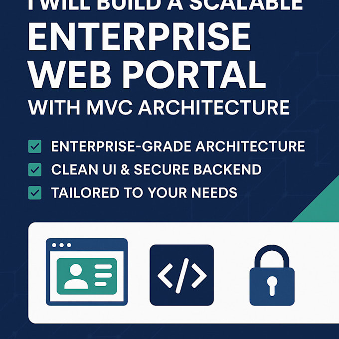 build a scalable enterprise web portal with mvc architecture