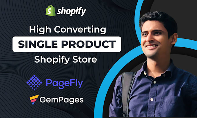 do single product shopify store using pagefly or gempages