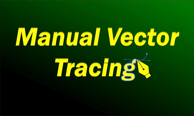 do manual vector tracing, redraw, redo, edit, recreate logo