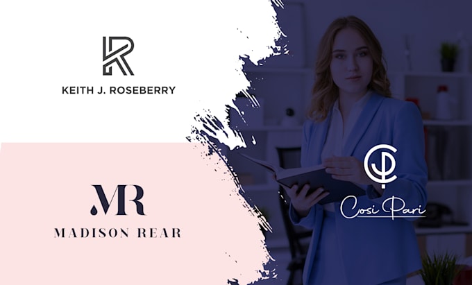 design initial letter, monogram logo for personal brand