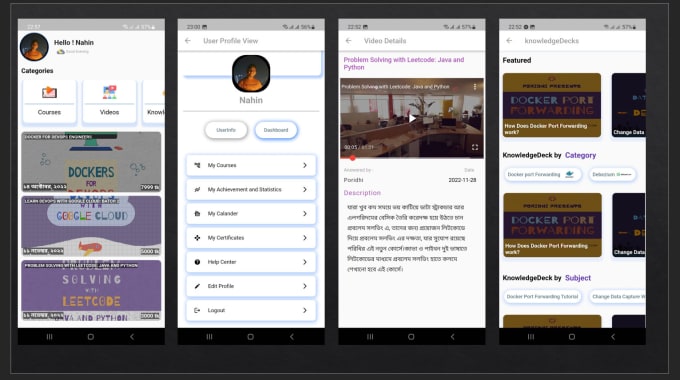 Develop mobile app using flutter for both ios and android by Nahin ...