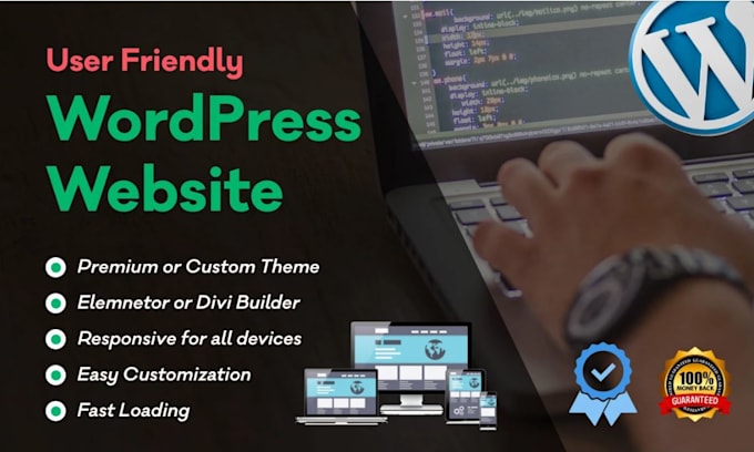 Build a responsive wordpress website by Adilali745 | Fiverr