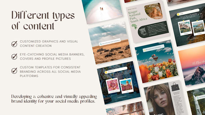 design content for your social media accounts
