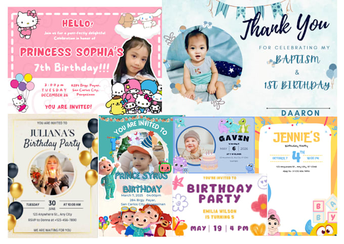 design a birthday invitation