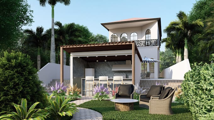 design your dream house, 3d exterior, interior, plan, render
