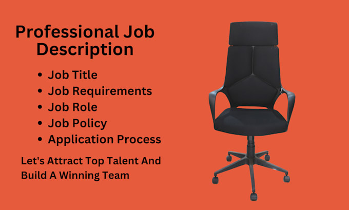 write a unique and creative job description for your company