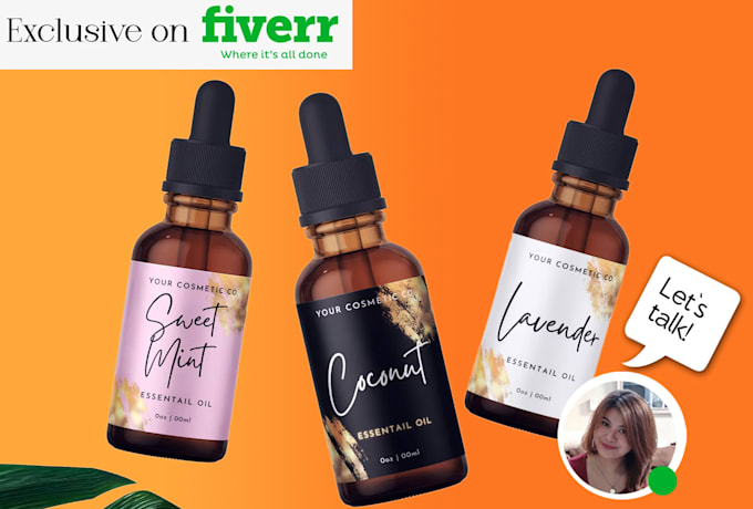 Do cbd label design, bottle label design and packaging design by Danica ...