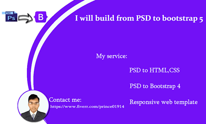 create responsive HTML, CSS, and js
