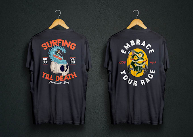 make illustrations for your merchandising tshirts
