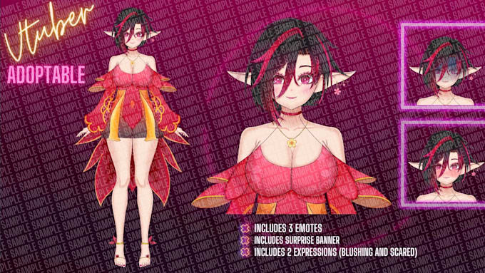 vtuber adoptable for twitch kick streamings