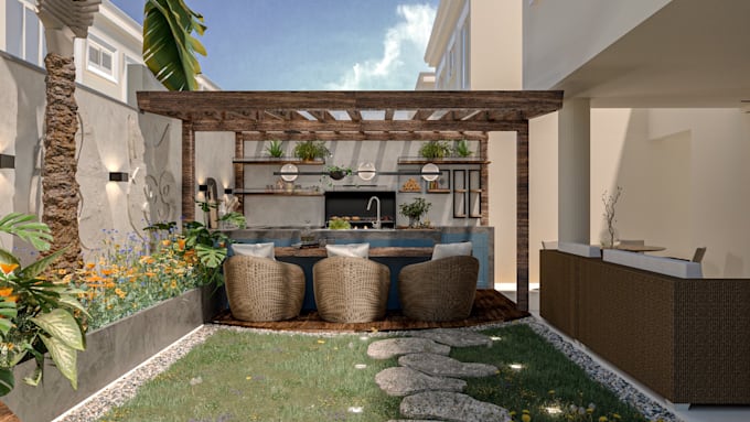 design your backyard, garden or swimming pool