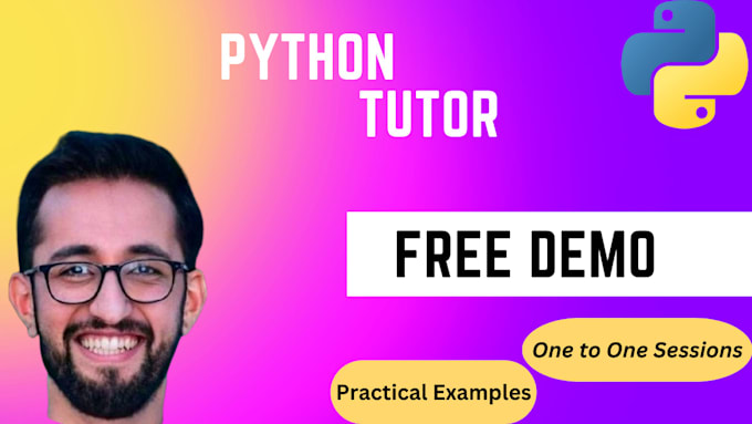 Be your python tutor for programming by Sardar_pk111 | Fiverr image.