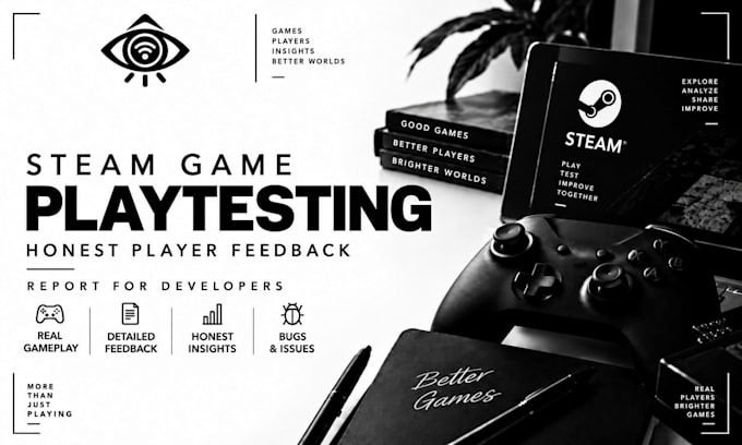 playtest your steam game and give player feedback