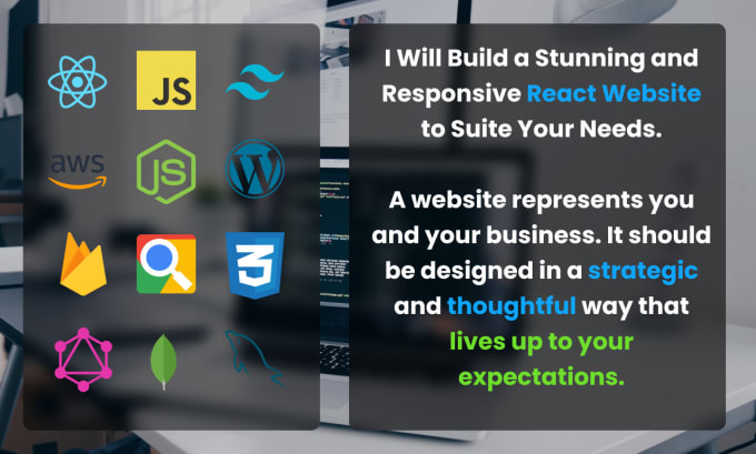 Build you a professional and modern react website to maximize your ...