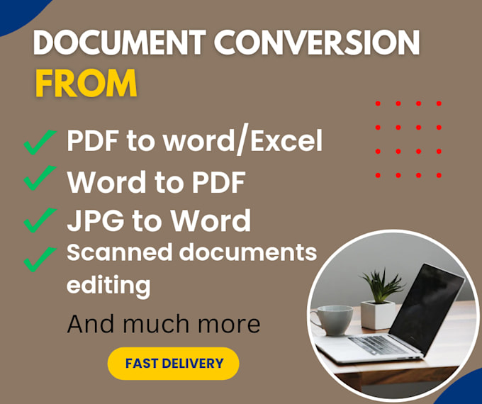Convert pdf to word by Osmanfarhan786 | Fiverr