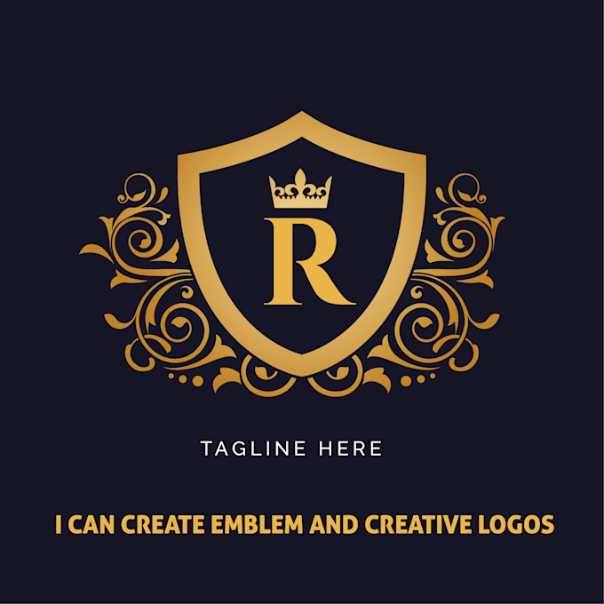 design luxury, creative and emblem logo