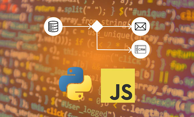 Make a custom automation workflow using javascript or python by ...