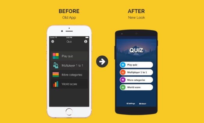 Reskin your android apps by Ioplio | Fiverr