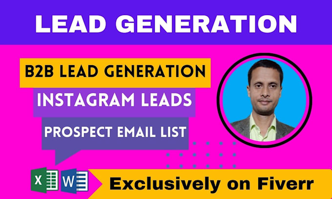 do instagram lead generation and build targeted b2b list