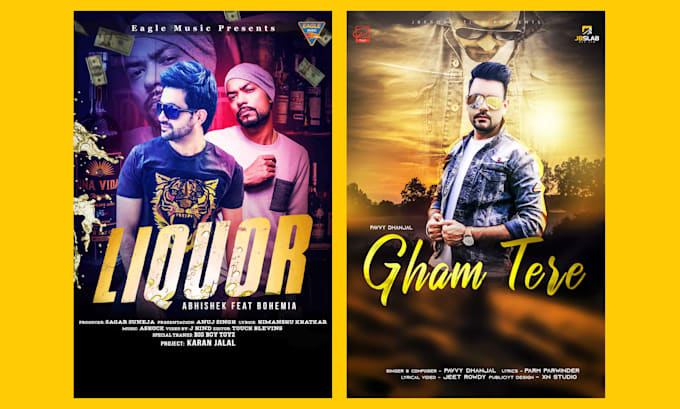 Professional movie and songs poster by Xpert_graphics_ | Fiverr