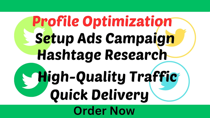 set up twitter ads campaign and organic promotion