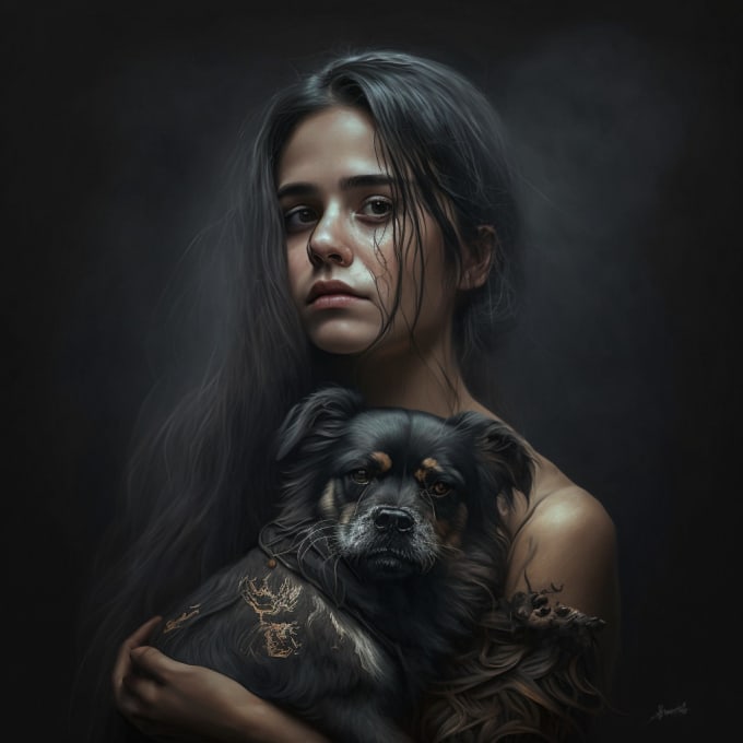 Create realistic digital paint and with a new concept art by