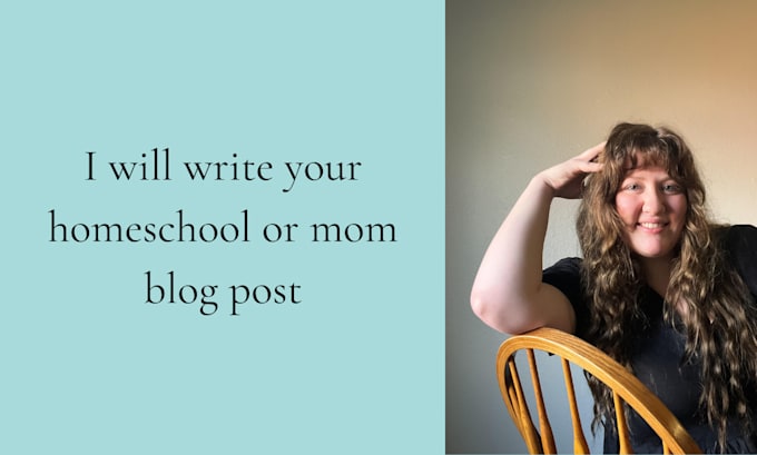 write your parenting or homeschooling blog post