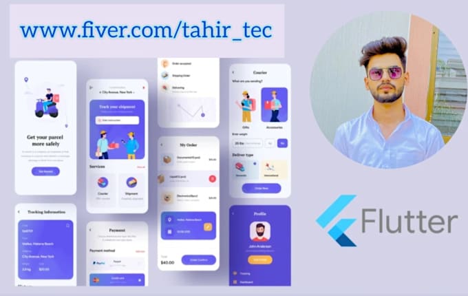 Design,ui,ux in flutter very fast by Tahir_tec | Fiverr