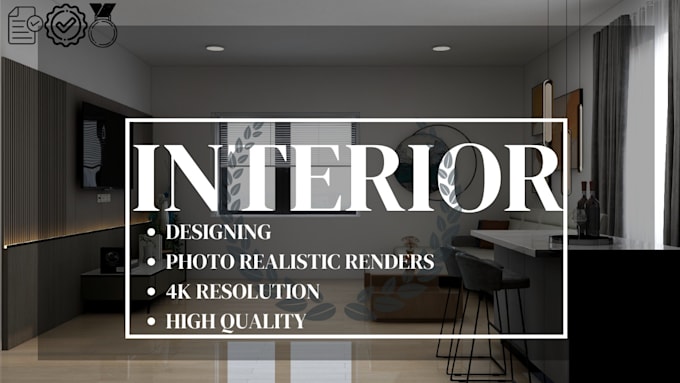 design your interior with space planning and realistic 3d rendering