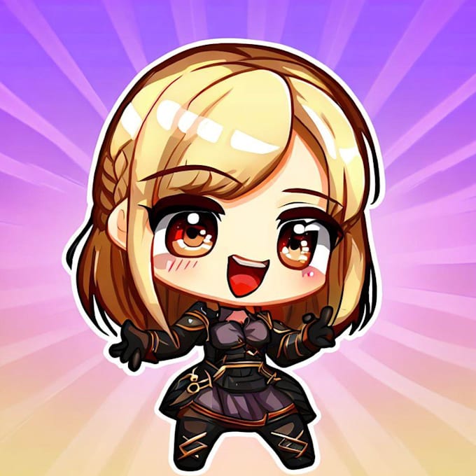 create custom chibi character art