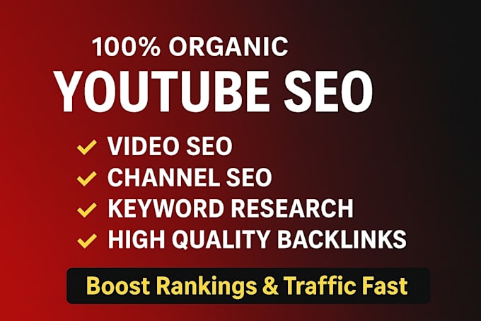 optimize your youtube video SEO with high quality backlinks