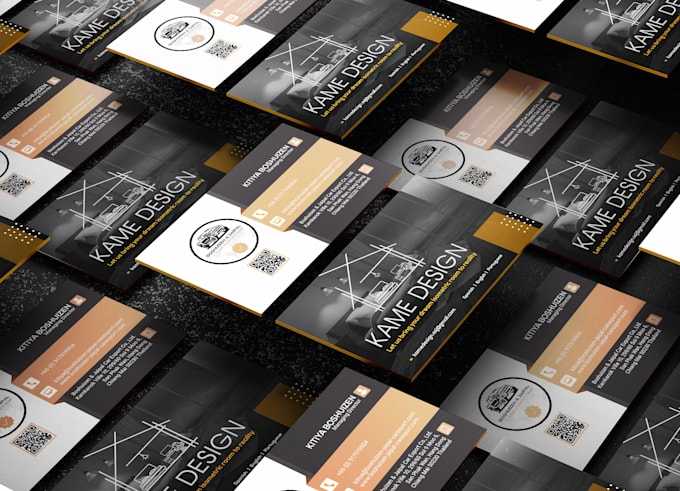 design a professional minimalist business card