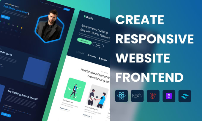 Do figma to react js figma to nextjs tailwind css by Therayhan | Fiverr