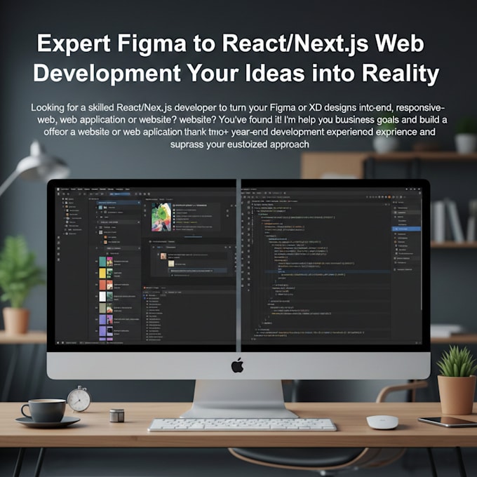 convert figma to react nextjs using tailwind CSS