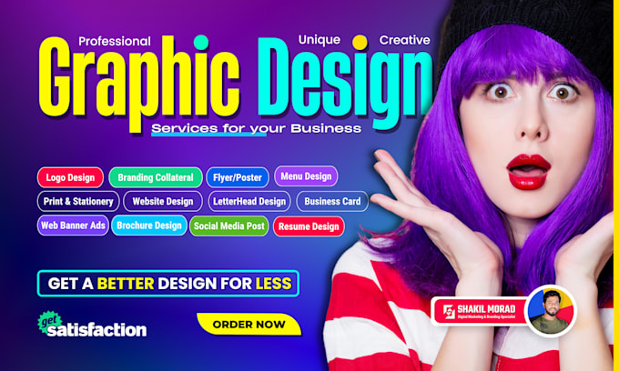 Do custom graphic design and branding for effective brand identity and ...