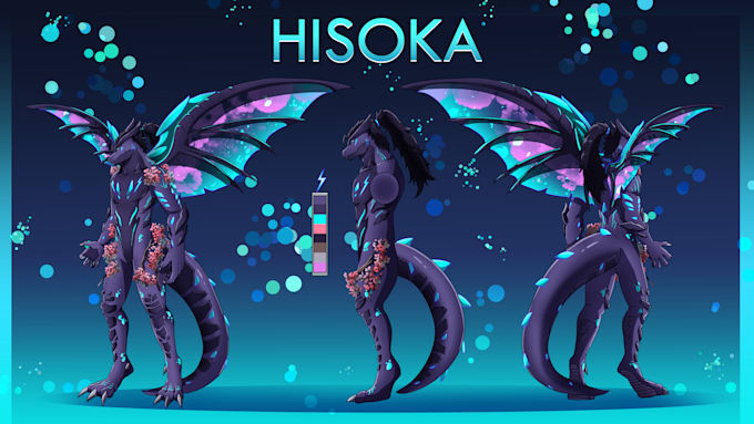 create a custom furry and fursona reference sheet