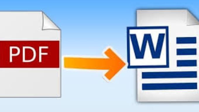 how to change pdf file into word format