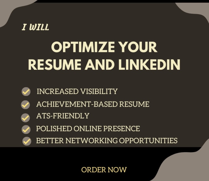 create a modern professional resume,cv and optimize linkedin