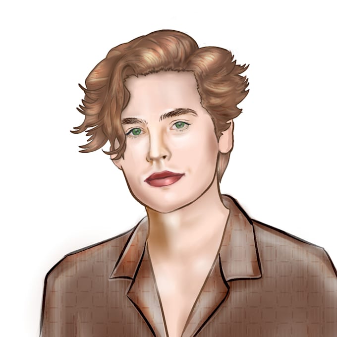 make a custom realistic digital portrait just for you