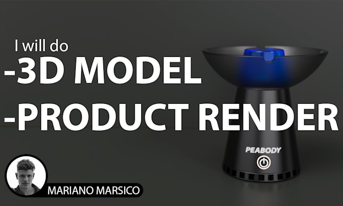 Make a 3d model and render any object by Mmarsico | Fiverr