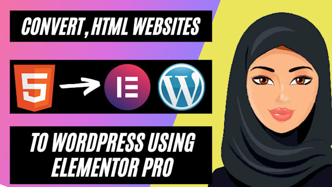 convert html to wordpress elementor